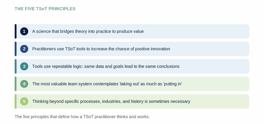 The TSoT Principles — figure